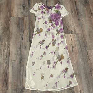 Sheer flower dress